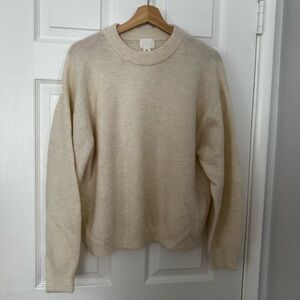 H&M Off-White Knit Pullover